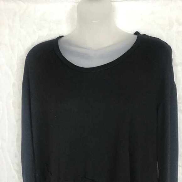 WILFRED Black Long Sleeved T-shirt With A Ballerina Style Bottom  Size M - Picture 3 of 8